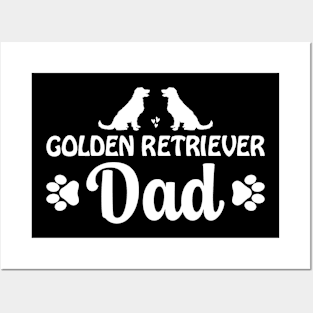 Cute Golden Retriever Mom Goldie Dad Love Dog Puppy Posters and Art